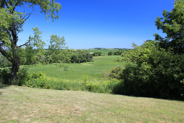 The view Northeast of Charles Mound, Illinois
