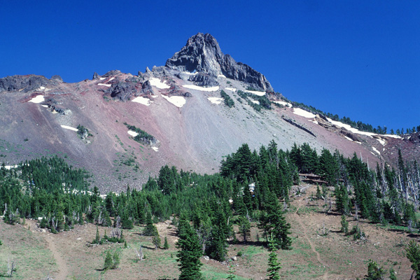 Northwest face of Mount Washington, Oregon, July 1979