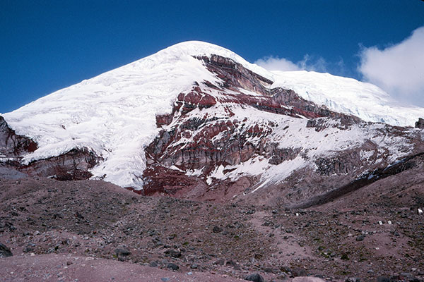 Chimborazo from the lower hut