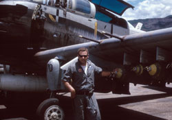 Mac with his A-1E Skyraider