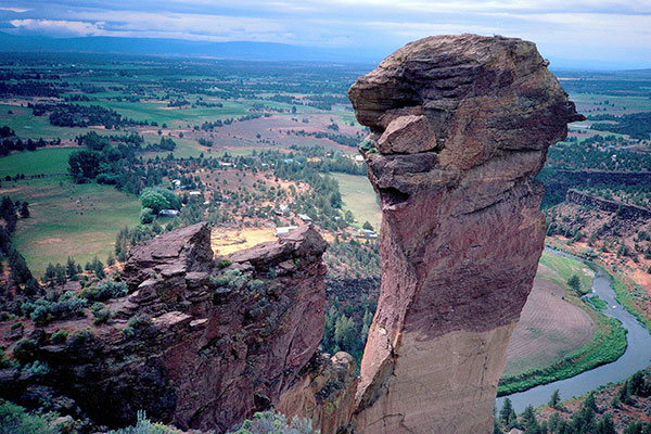 Monkey Face from the southeast in June 1995.
