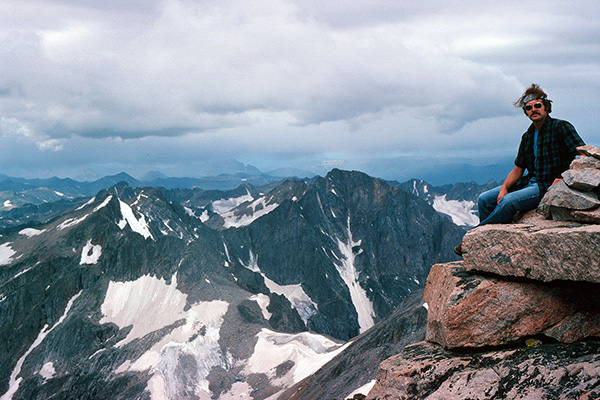 Paul on the summit of Granite Peak (August 1979)