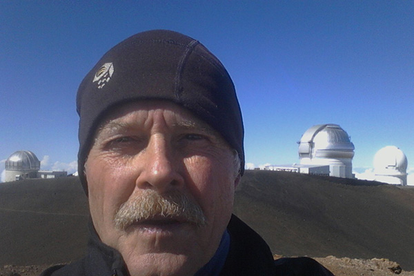 Paul on the summit of Mauna Kea (January 2014)